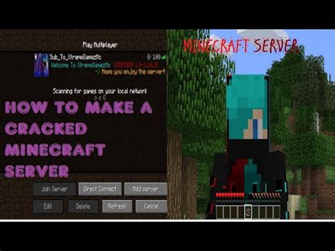 How To Make A Cracked Minecraft Server Java Edition And Bedrock