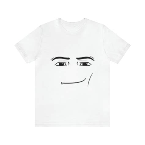 Roblox Chad Face Meme Unisex Jersey Short Sleeve Tee - Etsy