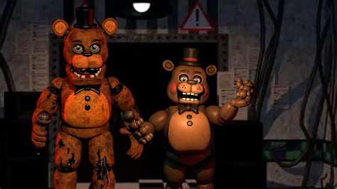 Фнаф недружеская встреча Олд Фредди и Той Фредди - YouTube