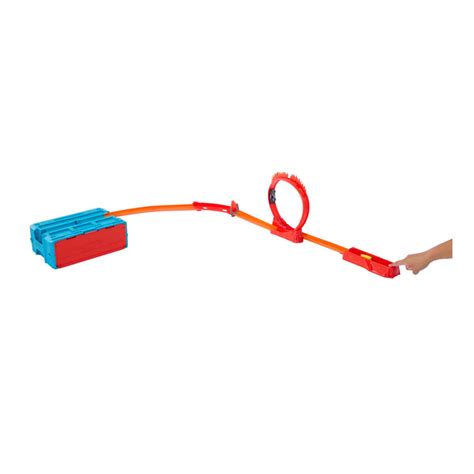 Hot Wheels Track Builder Fire Stunts GirosWorld