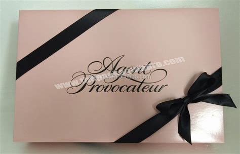 Beautiful Black Folding Lingerie Packaging Box Underwear Storage Box Paper Packaging For Lingerie