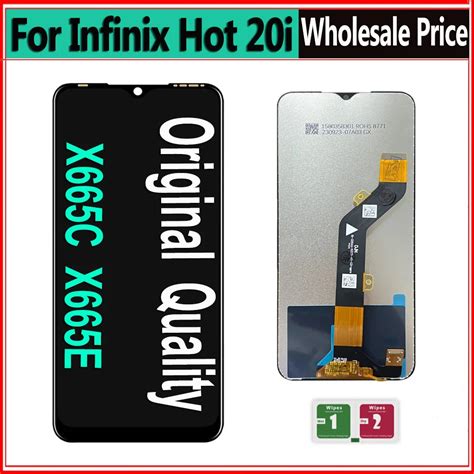 Original For Infinix Hot I X C X E LCD Screen Touch Digitizer Assembly Replacement Parts