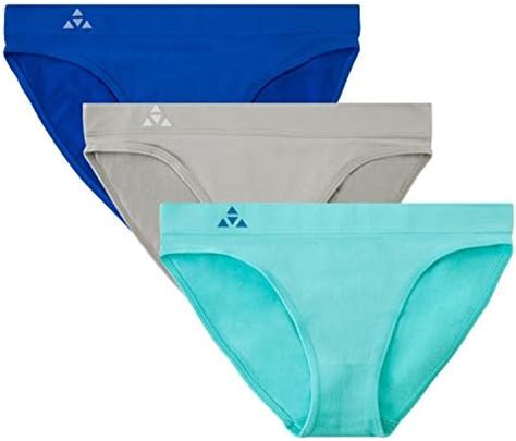 Balanced Tech Women S 3 Pack Seamless Low Rise Bikini Panties Outdoor Woman S