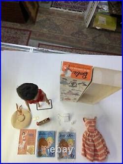 Vintage 1962 Mattel Barbie Stock 850 Brunette Bubble Cut Hair Midge Model Lot Vintage