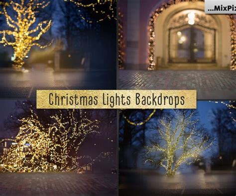 ArtStation - Christmas Lights Backdrops | Resources