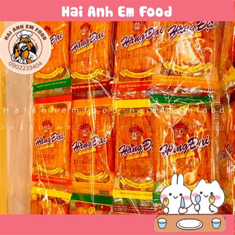 Combo 60 Gói Snack Sườn Dê Nướng Hằng Đại Vị Tuổi Thơ Siêu Cay Siêu Hot Đồ Ăn Vặt Cổng Trường