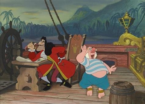 Captain Hook and Smee on their ship from Peter Pan by Walt Disney ...