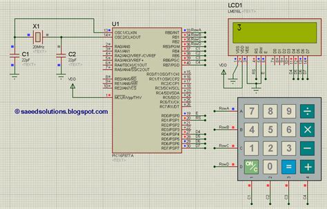 X Matrix Keypad Interfacing With Pic Microcontroller Off