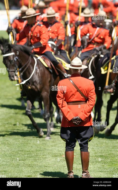 Royal Canadian Mounted Police Rcmp Musical Ride Stock Photo Alamy