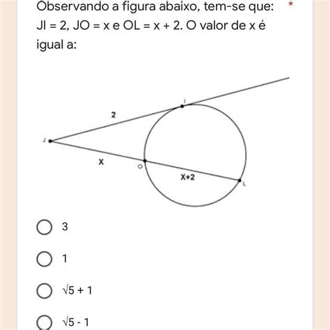 Observando A Figura Abaixo Tem Se Que Ji Jo X E Ol X