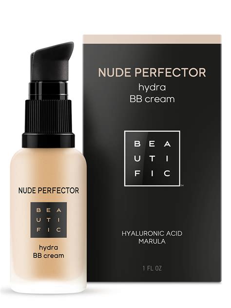 BEAUTIFIC BB крем для лица с гиалуроновой кислотой тонирующий Nude