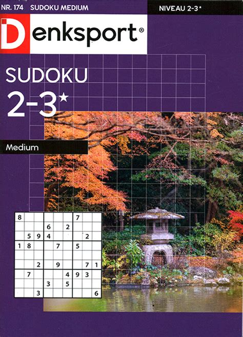 Denksport Sudoku Medium 174 2023 VMBpress