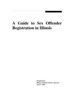 A Guide To Sex Offender Registration In Illinois A Guide To Sex Offender Registration In