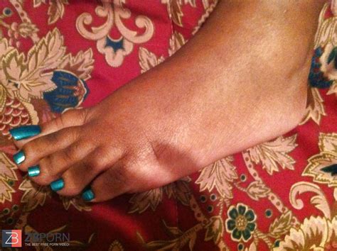 Teal Blue Toes Footjob ZB Porn