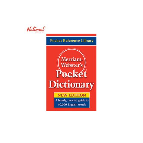 Merriam Websters Pocket Dictionary