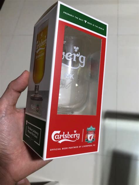 Liverpool Carlsberg Pint Beer Glass Furniture And Home Living