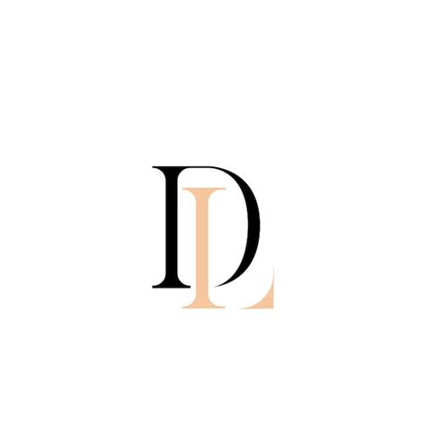 Дизайн логотипа ld или dl | Премиум векторы