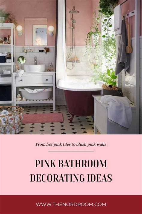 Pink Bathroom Ideas From Hot Pink Walls To Blush Tiles The Nordroom