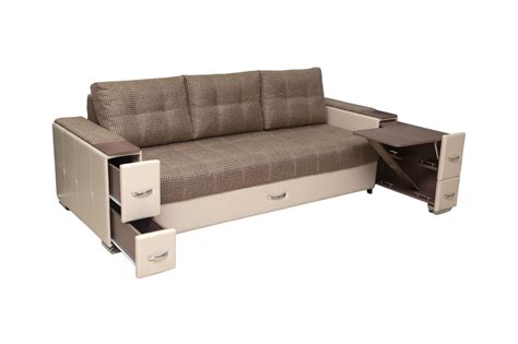 Диван с выдвижным столиком из подлокотника (68 фото) - красивые ...