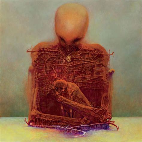 Zdzislaw Beksinski Painting 1929 2005 Painting By Ouyahya Rays Fine