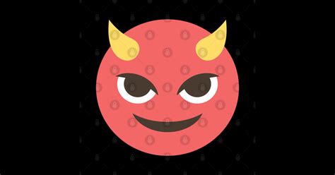 Horny Devil Devil Emoji Sticker TeePublic