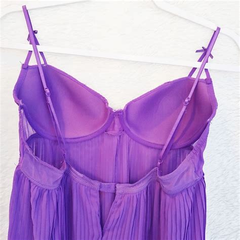 In Bloom Intimates Sleepwear In Bloom Purple With Lace Lingerie Size Large Poshmark