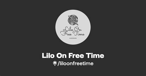 Lilo On Free Time Instagram Facebook Linktree