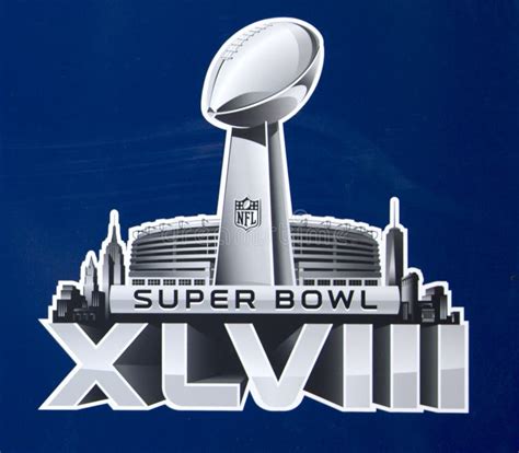 El Logotipo Del Super Bowl Xlviii Presentó En Broadway En La Semana Del Super Bowl Xlviii En