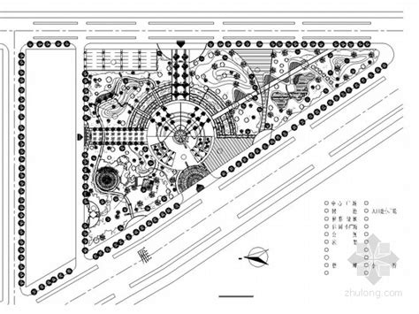 广场及绿地景观景观方案图景观施工图景观方案文本下载筑龙园林景观论坛