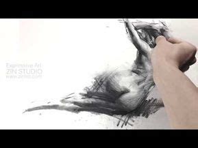 Charcoal Drawing Demo Expressive Drawing Nude Figure YouTube