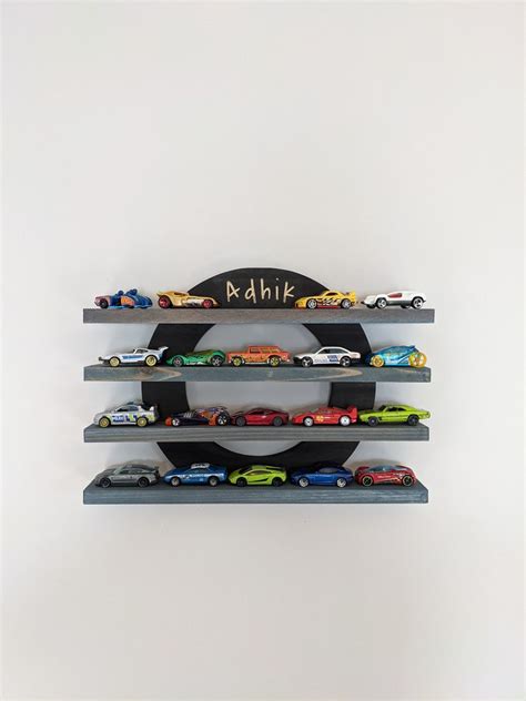 Personalized Wooden Toy Display Hotwheels Display Mini Etsy