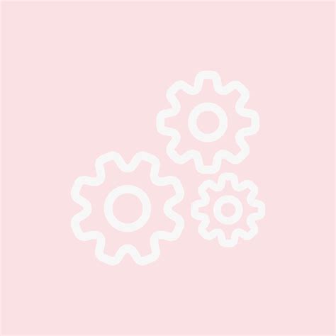 Logo Pastel Pink Settings Icon Pink Settings 9 Icon Free Pink
