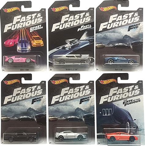 Amazon Hot Wheels Fast Furious Paquete De Coches De Fast Furious Fast Furious