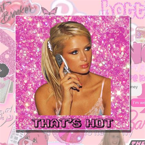 Paris Hilton Thats Hot Vinyl Sticker Laptop Water Bottle Trendy