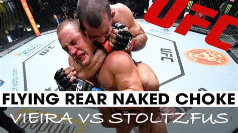 Flying Rear Naked Choke In The UFC Gracie Breakdown YouTube