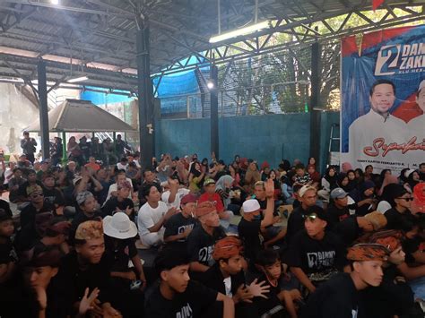 padati kampanye danny zaki warga santong nantikan perubahan nyata