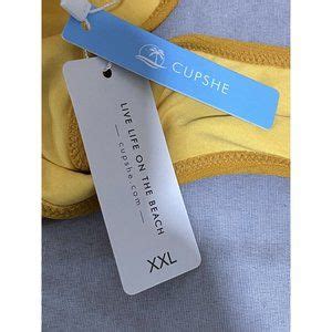 Cupshe Swim Nwt Cupshe Womens One Piece Swimsuit Mustard Yellow Ruffle Bikini Size Xxl