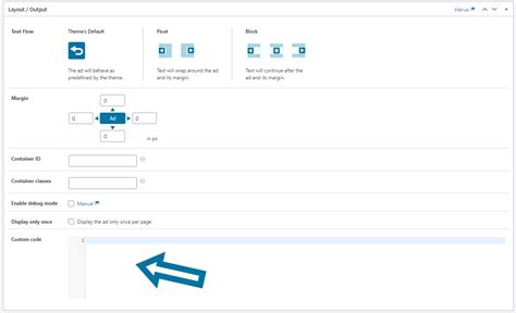 How to add custom code to your ads | Advanced Ads