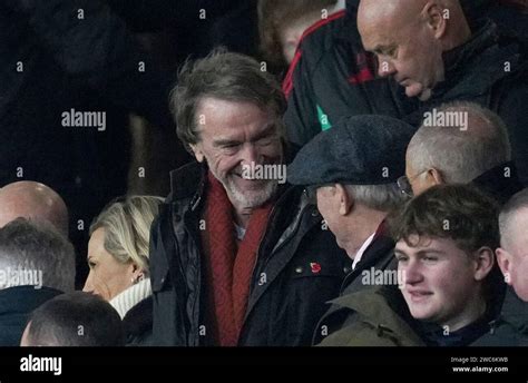 INEOS Sport CEO Sir Jim Ratcliffe in the stands the Premier League ...