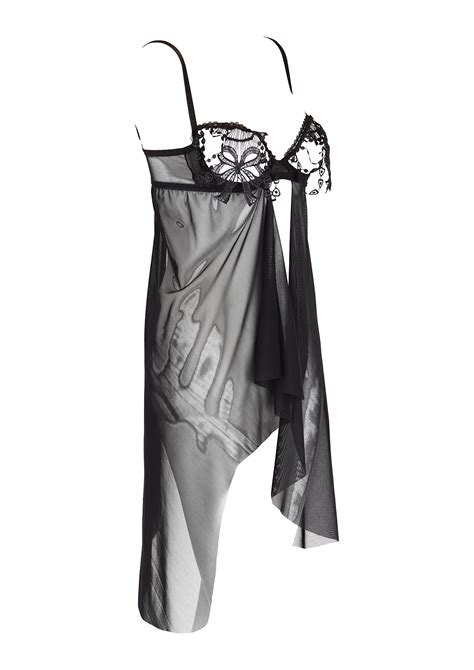 Belle Et Bonbon Black Bisoux Babydoll Belle Et Bonbon Exquisite Handmade Luxury Lingerie