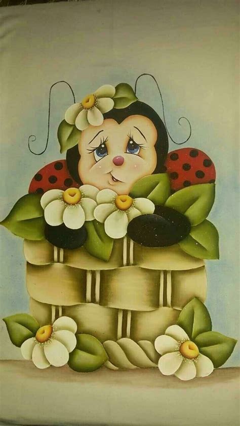 Pin De Brandy Higgins Em Butterflies And Ladybugs Pintura Em Tecido