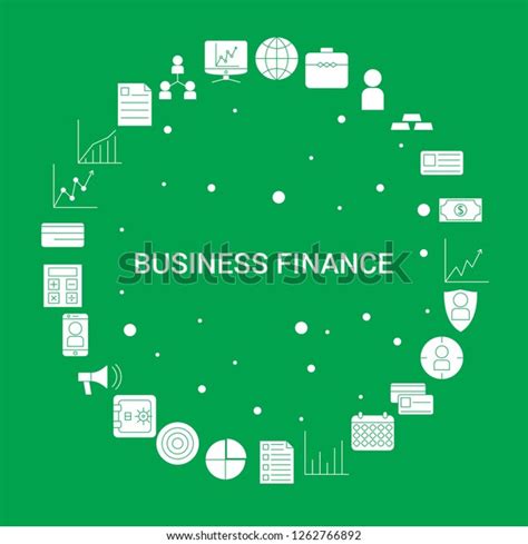 Business Finance Icon Set Infographic Vector Stock Vector Royalty Free 1262766892 Shutterstock