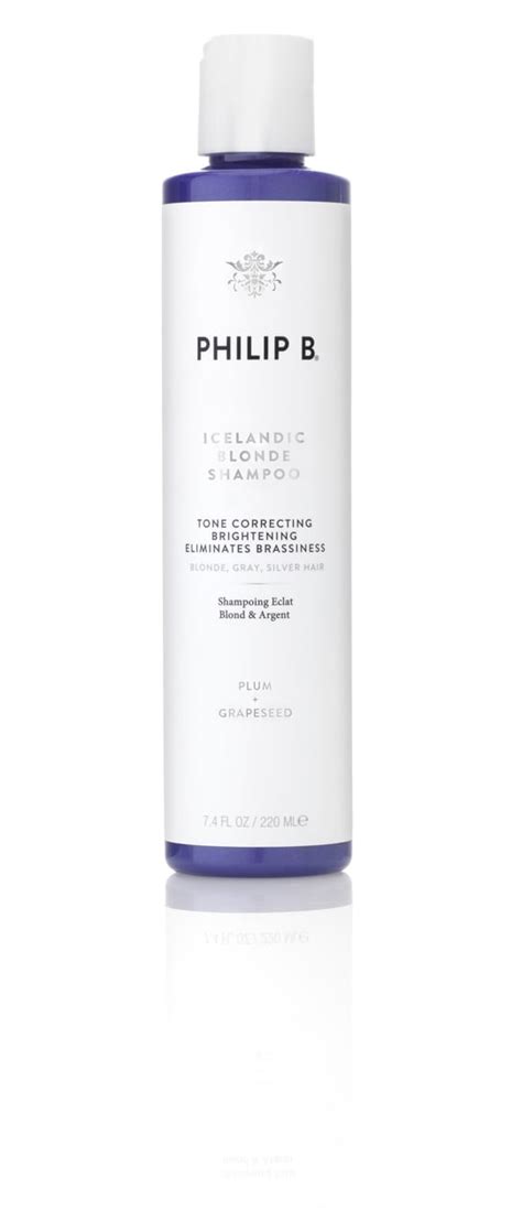 Philip B Icelandic Blonde Tone Correcting Shampoo Plum Extracts 7 4 Fl Oz Walmart
