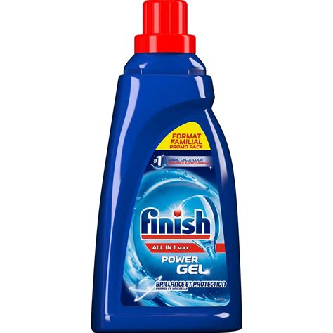 FINISH Gel Nettoyant Lave Vaisselle All In 1 Power Gel 1 5l Pas Cher