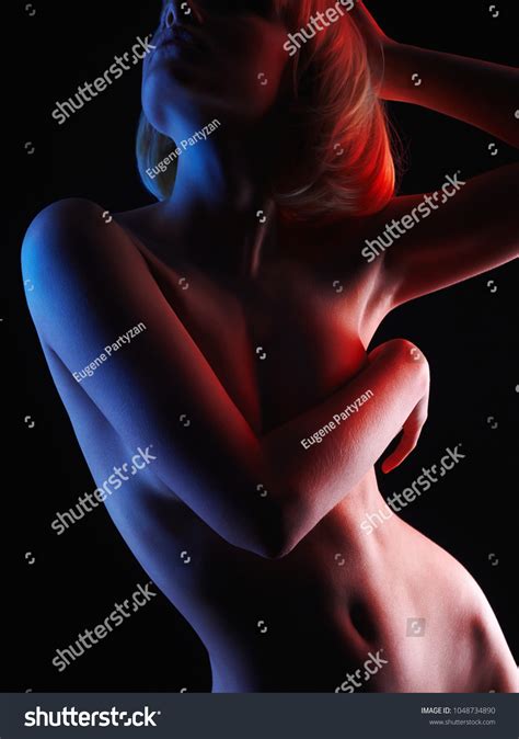 Nude Woman Bob Hair Naked Blonde Stock Photo Shutterstock