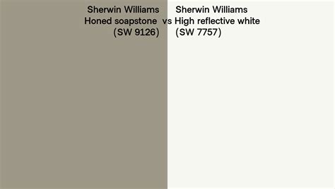 Sherwin Williams Honed Soapstone Vs High Reflective White Side By Side