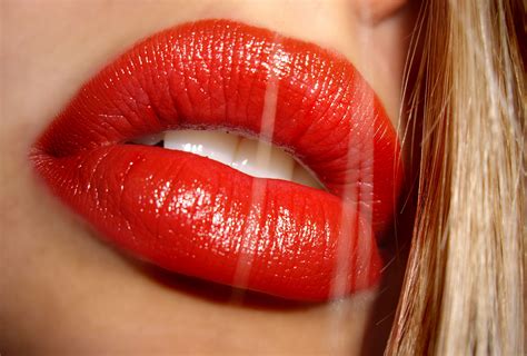 Captivating Red Lips Hd Wallpaper