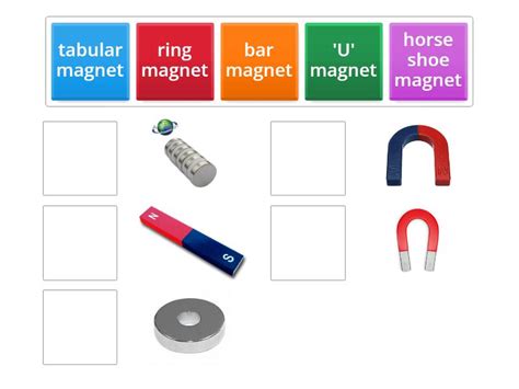 Types of magnet - Match up