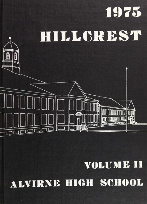 1975 yearbook from Alvirne High School from Hudson, New Hampshire