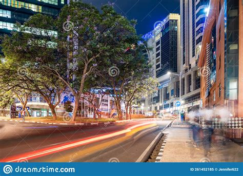 The Centre of Kigali at Night Editorial Image - Image of downtown ...